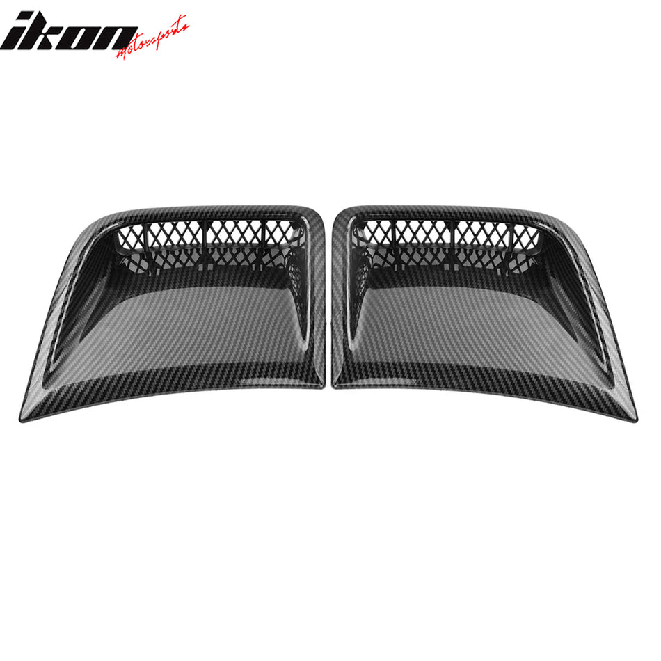 2008-2014 Subaru Impreza WRX Carbon Fiber Print Front Bumper Air Vent