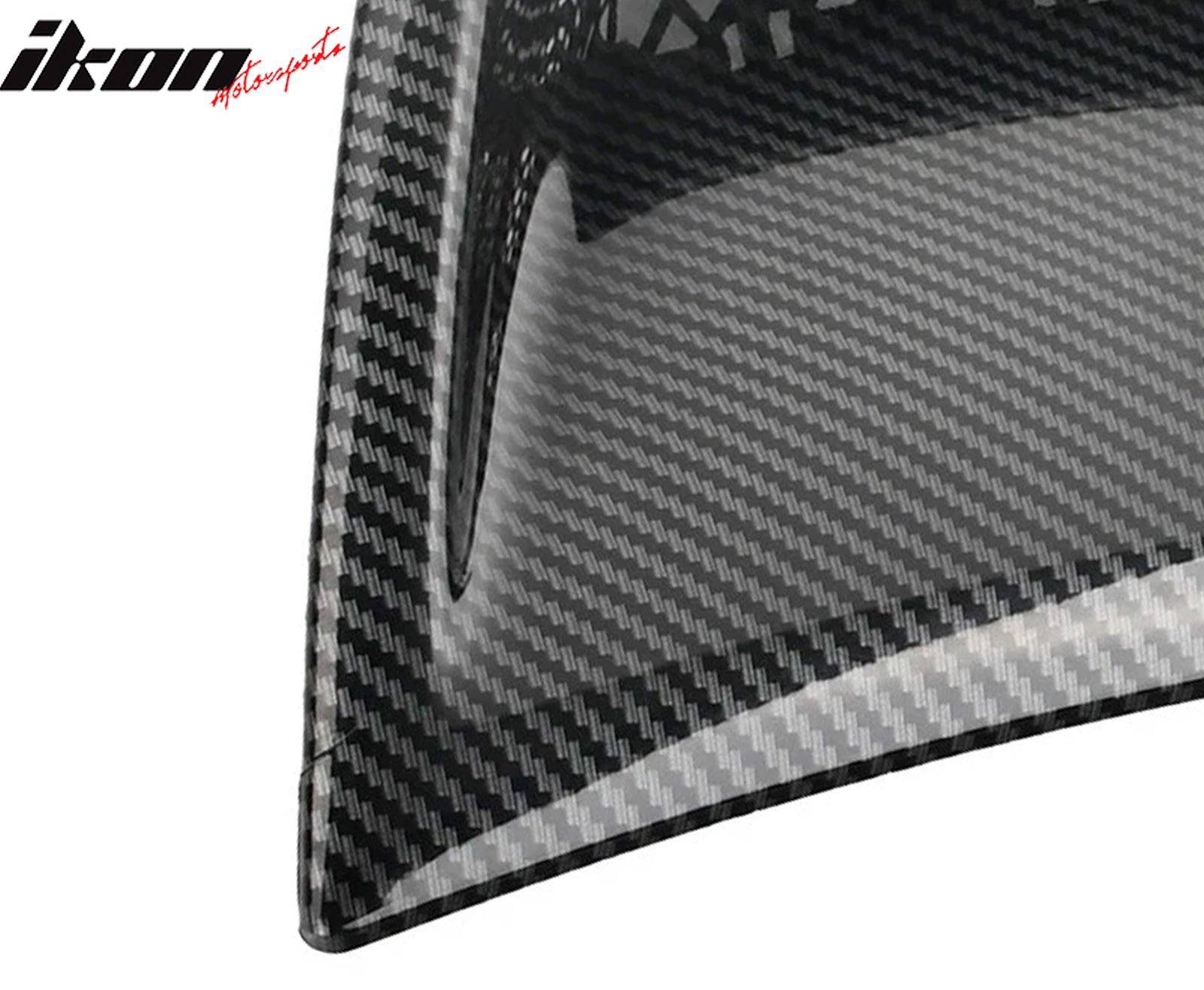 Fits 08-14 Subaru Impreza WRX Front Bumper Air Vent Cover Carbon Fiber Print 2PC