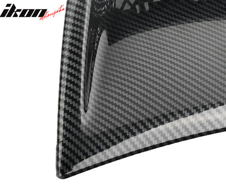 Fits 08-14 Subaru Impreza WRX Front Bumper Air Vent Cover Carbon Fiber Print 2PC