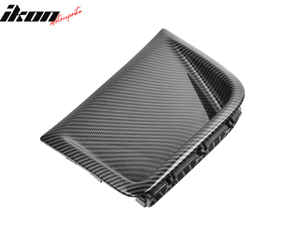 Fits 08-14 Subaru Impreza WRX Front Bumper Air Vent Cover Carbon Fiber Print 2PC