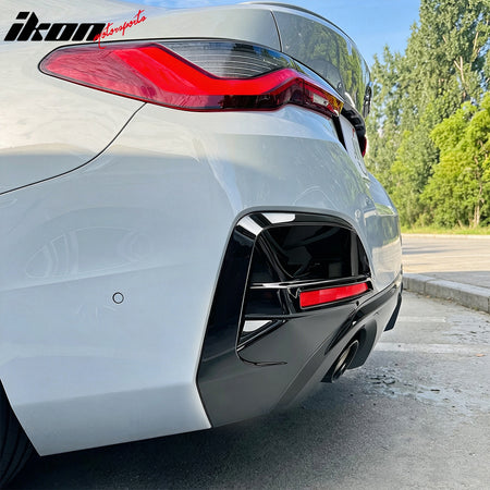 Fit 2020-2026 BMW G26 4 Series Gran Coupe M Sport Rear Bumper Air Vent