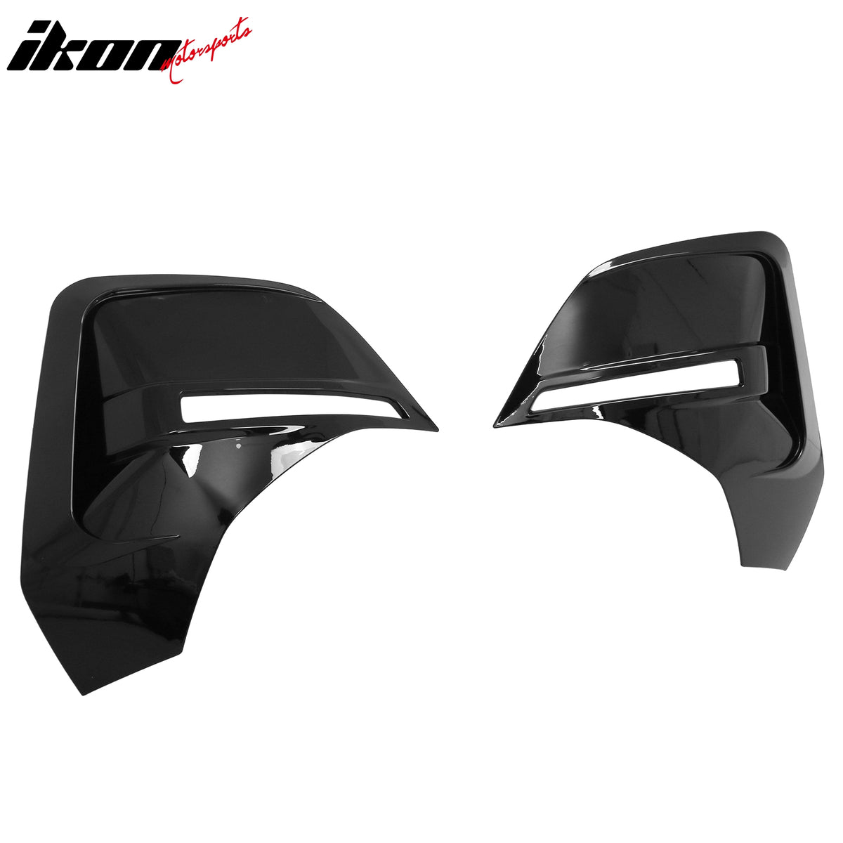 Fits 20-26 BMW G26 4 Series Gran Coupe M Sport Rear Bumper Air Vents Gloss Black