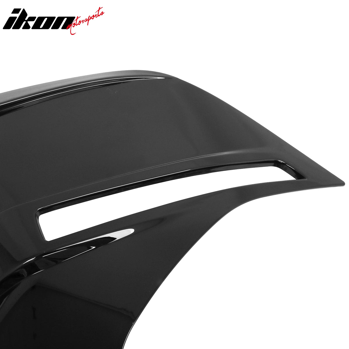 Fits 20-26 BMW G26 4 Series Gran Coupe M Sport Rear Bumper Air Vents Gloss Black