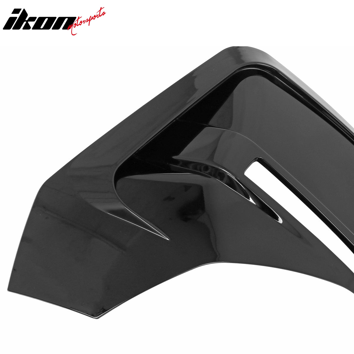 Fits 20-26 BMW G26 4 Series Gran Coupe M Sport Rear Bumper Air Vents Gloss Black