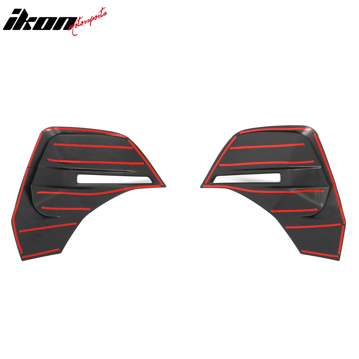 Fits 20-26 BMW G26 4 Series Gran Coupe M Sport Rear Bumper Air Vents Gloss Black