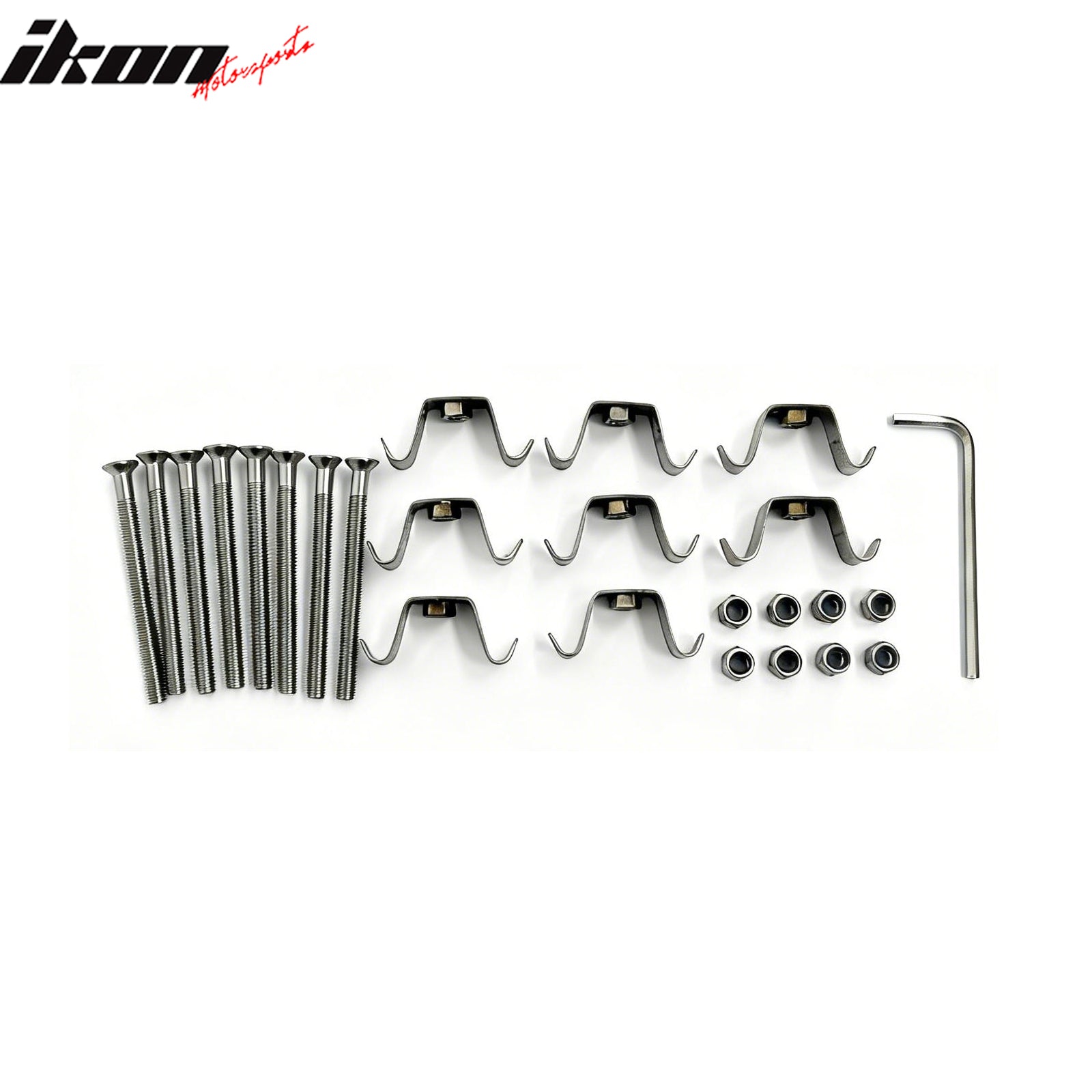 Fits 99-02 Chevy Silverado 1500/2500/3500 Front Overlay Upper Grille Inserts 2PC