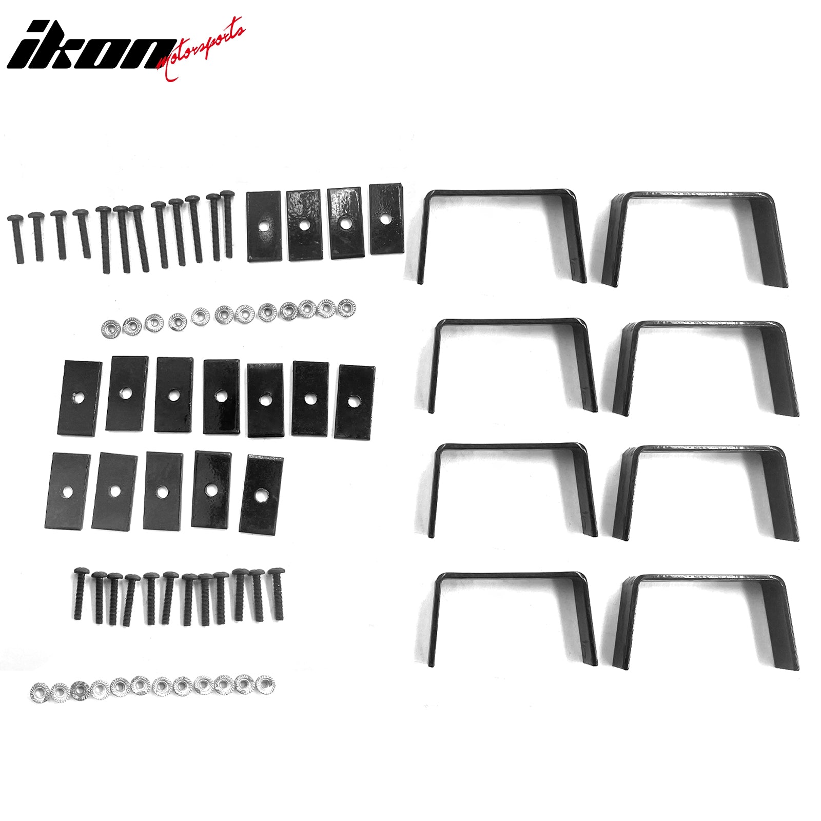 IKON MOTORSPORTS Front Bumper Grille, Compatible with 2009-2014 Ford F-150 (For King Ranch), Chrome Billet Style Replacement Front Bumper Grill Assembly, 6PCS