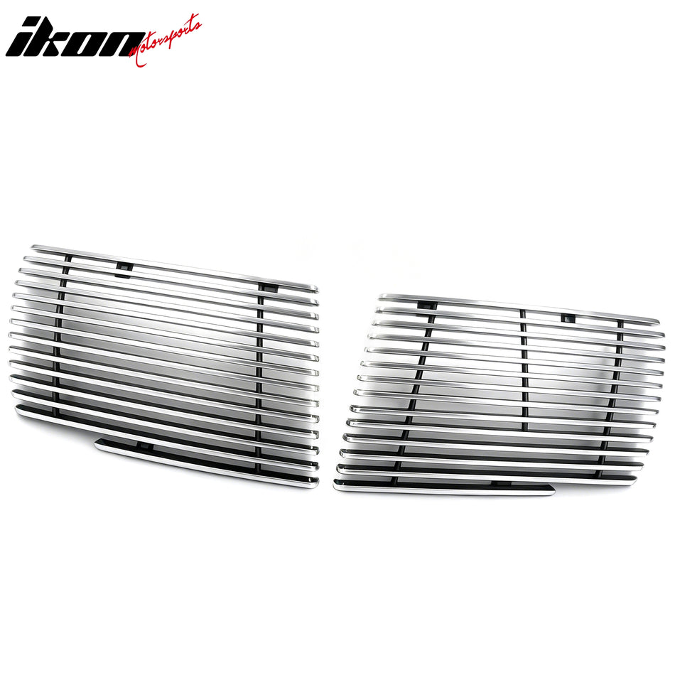 2004-2006 Nissan Maxima Front Bumper Hood Upper Grille Trim Chrome Aluminum