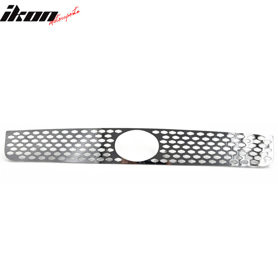 2005-2007 Scion tC Oval Mesh Style Black Front Bumper Upper Grille