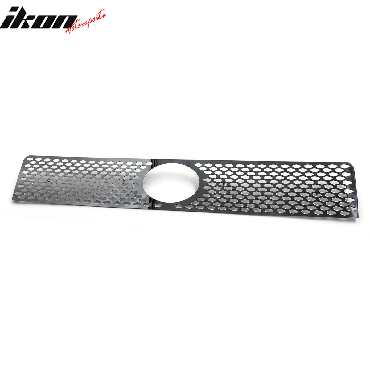 IKON MOTORSPORTS Front Upper Insert Grille, Compatible with 2004-2006 Scion xB, Oval Mesh Style Chrome Replacement Front Bumper Hood Grill 1PC