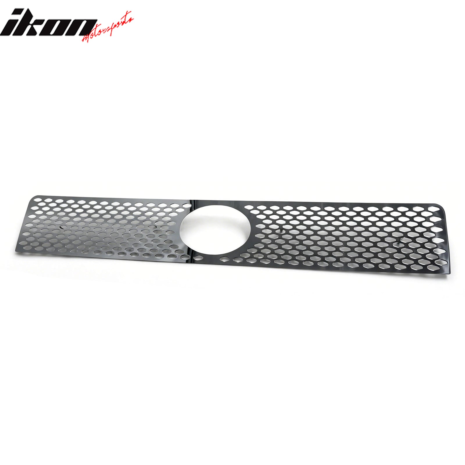 IKON MOTORSPORTS Front Upper Insert Grille, Compatible with 2004-2006 Scion xB, Oval Mesh Style Chrome Replacement Front Bumper Hood Grill 1PC