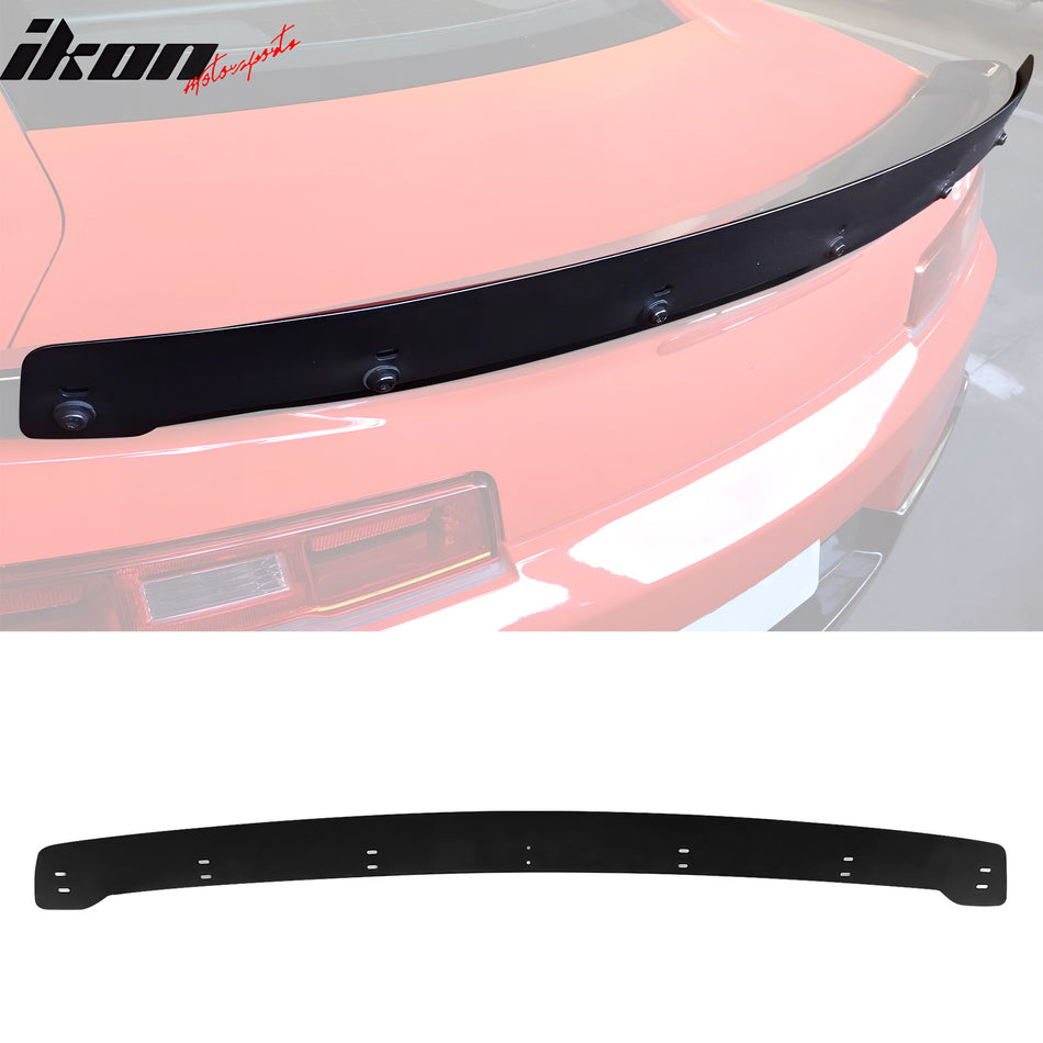 2014-2015 Camaro ZL1 Style Spoiler Gurney Flap Wicker Bill W/ Hardware