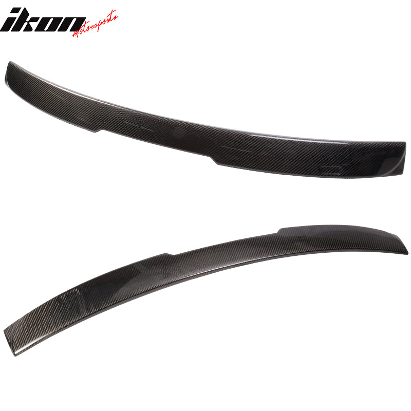 Fits 04-10 BMW E60 5-Series Sedan AMG Style Carbon Fiber CF Rear Roof Spoiler