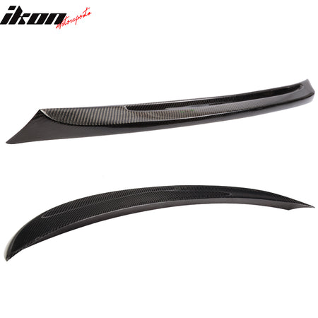 Fits 06-11 BMW 3 Series E90 4Dr M-Tech Style Carbon Fiber CF Rear Trunk Spoiler