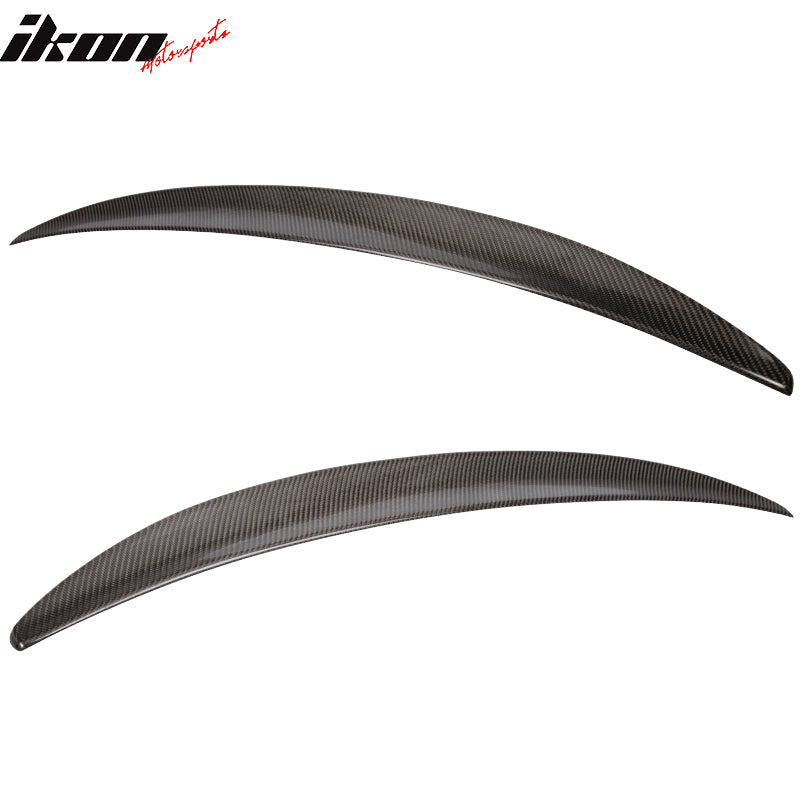 Compatible With 2007-2011 BMW 3-Series E92 2Dr Coupe M3 P Style Carbon Fiber Trunk Spoiler Lid Wing
