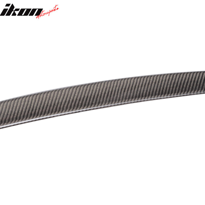 Fits 11-16 F10 Sedan CF Carbon Fiber 3D Type Roof Wing & M5 Trunk Spoiler