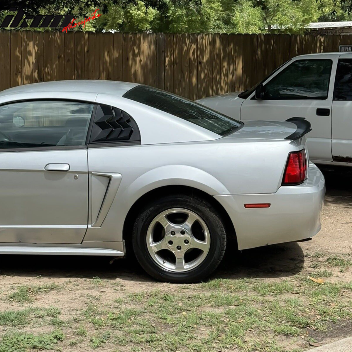 Fits 99-04 Ford Mustang MDA Rear Decklid Trunk Spoiler Gurney Flap Wicker Bill