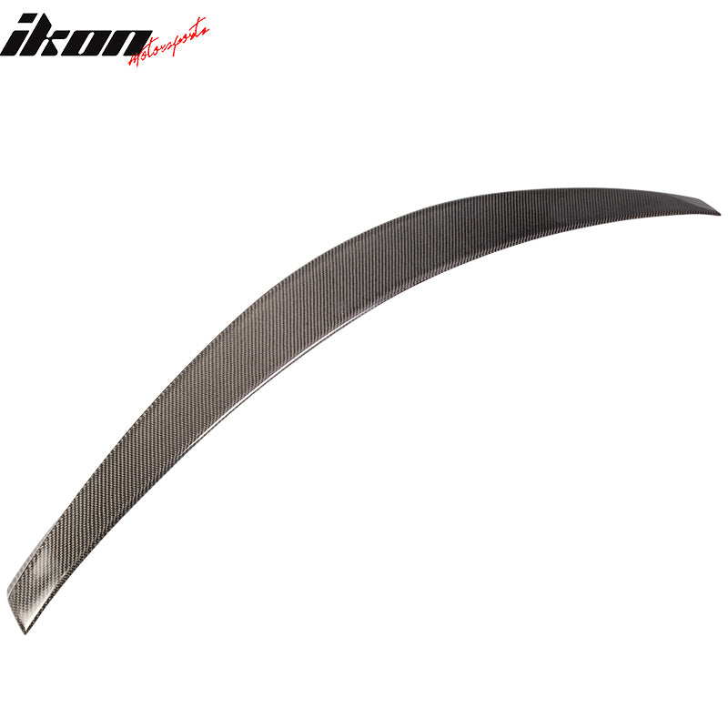 Fits 08-14 C-Class W204 Sedan Carbon Fiber OE Roof Wing & D Type Trunk Spoiler