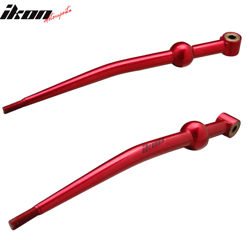 Short Shifter Compatible With 1988-2001 Civic CRX, JDM Style Red Shift Throw by IKON MOTORSPORTS, 1989 1990 1991 1992 1993 1994 1995 1996 1997 1998 1999 2000