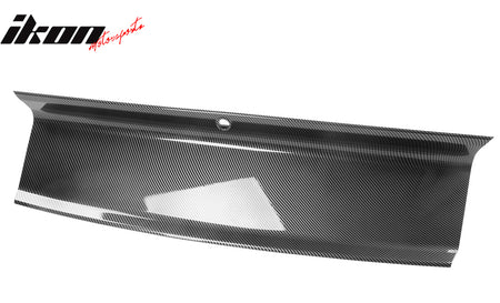 Fits 15-23 Ford Mustang Trunk Decklid Trim Cover Panel Carbon Fiber Hydro Dip