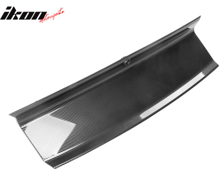 Fits 15-23 Ford Mustang Trunk Decklid Trim Cover Panel Carbon Fiber Hydro Dip