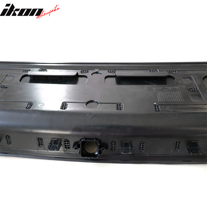 Fits 15-23 Ford Mustang Rear Trunk Decklid Cover Panel Gloss Black ABS Boot Trim