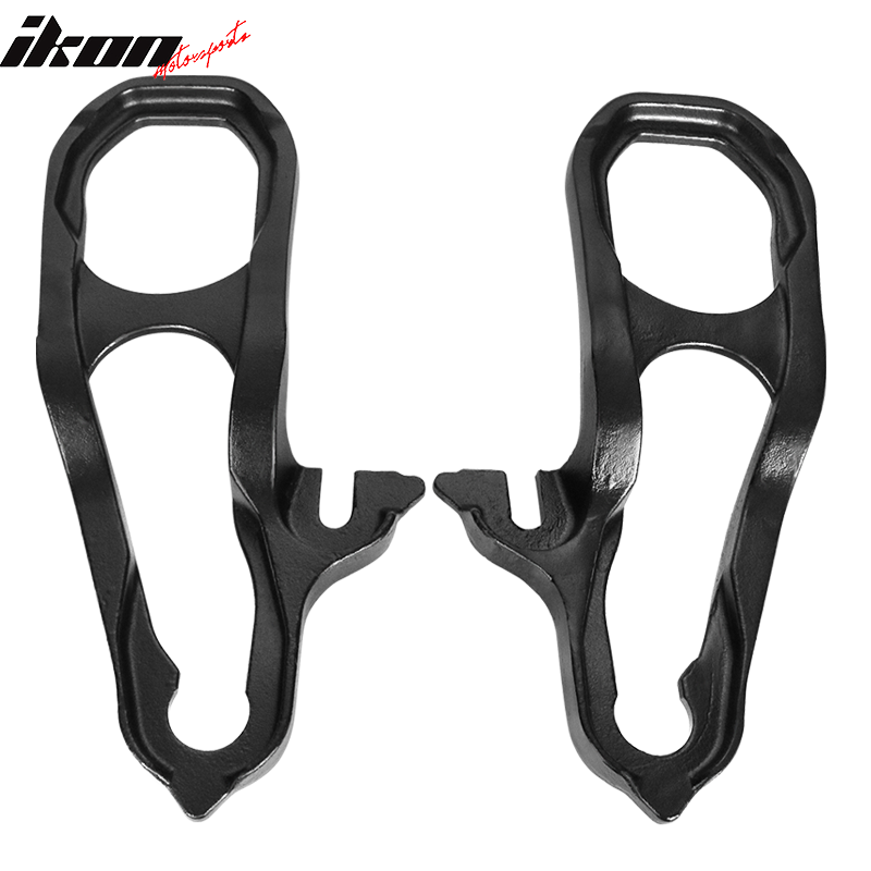 Fits 19-24 Dodge Ram 1500 OE Style Front Tow Hook Pair - Unpainted Steel
