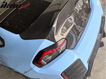 Fits 22-25 BMW G42 2 Series Coupe G87 M2 CSL Style Rear Trunk Cover Carbon Fiber