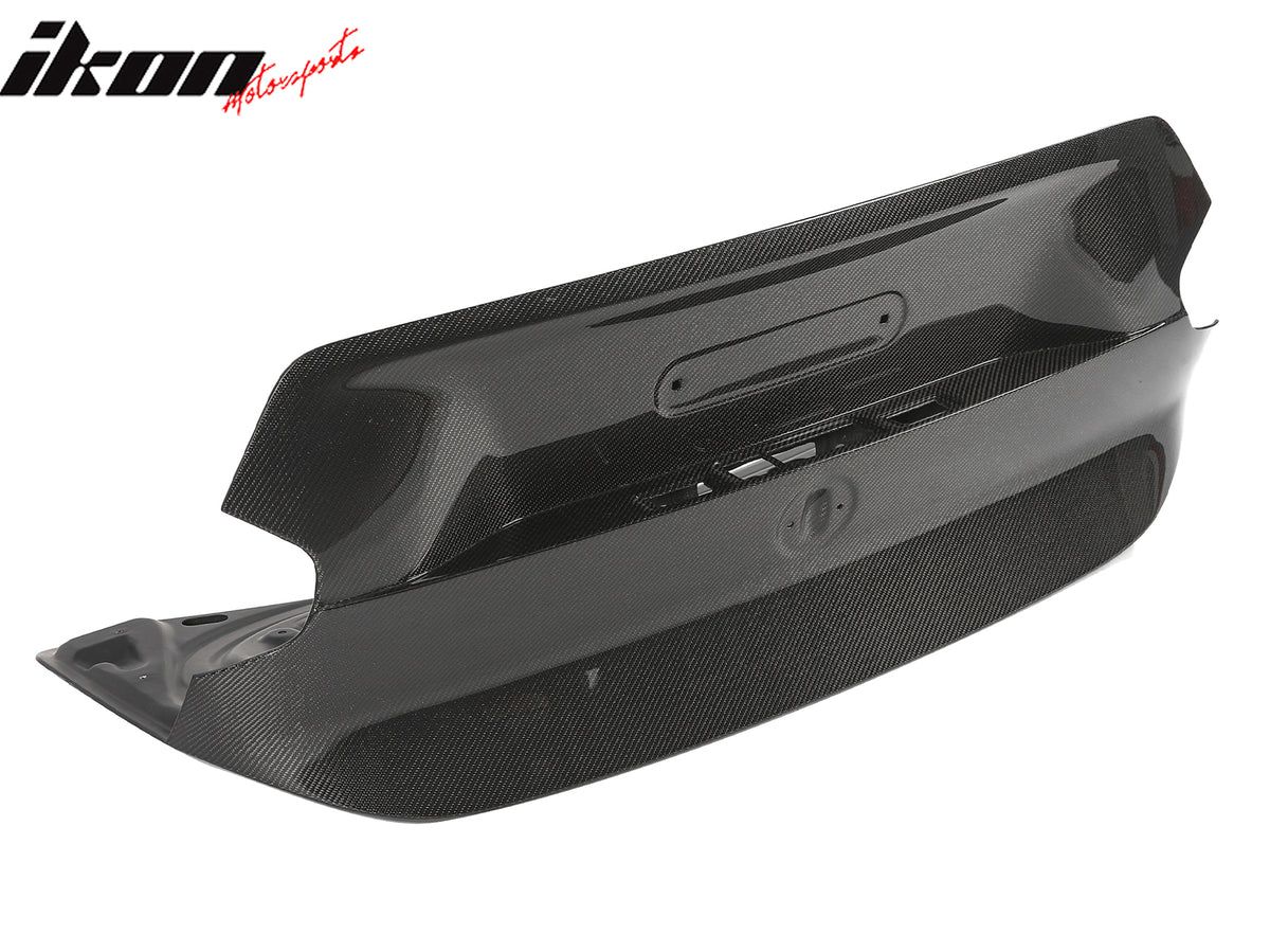 Fits 22-25 BMW G42 2 Series Coupe G87 M2 CSL Style Rear Trunk Cover Carbon Fiber