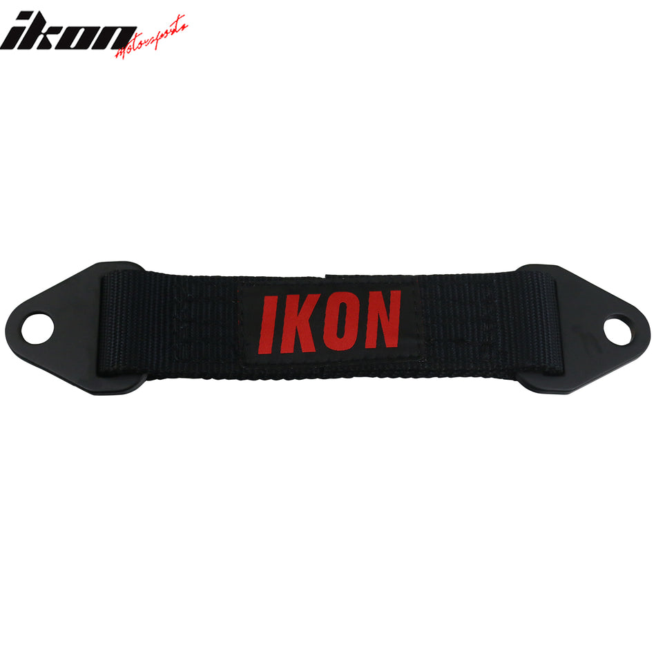 Limit Straps Shock Suspension Webbing w/ Bolts & IKON Logo