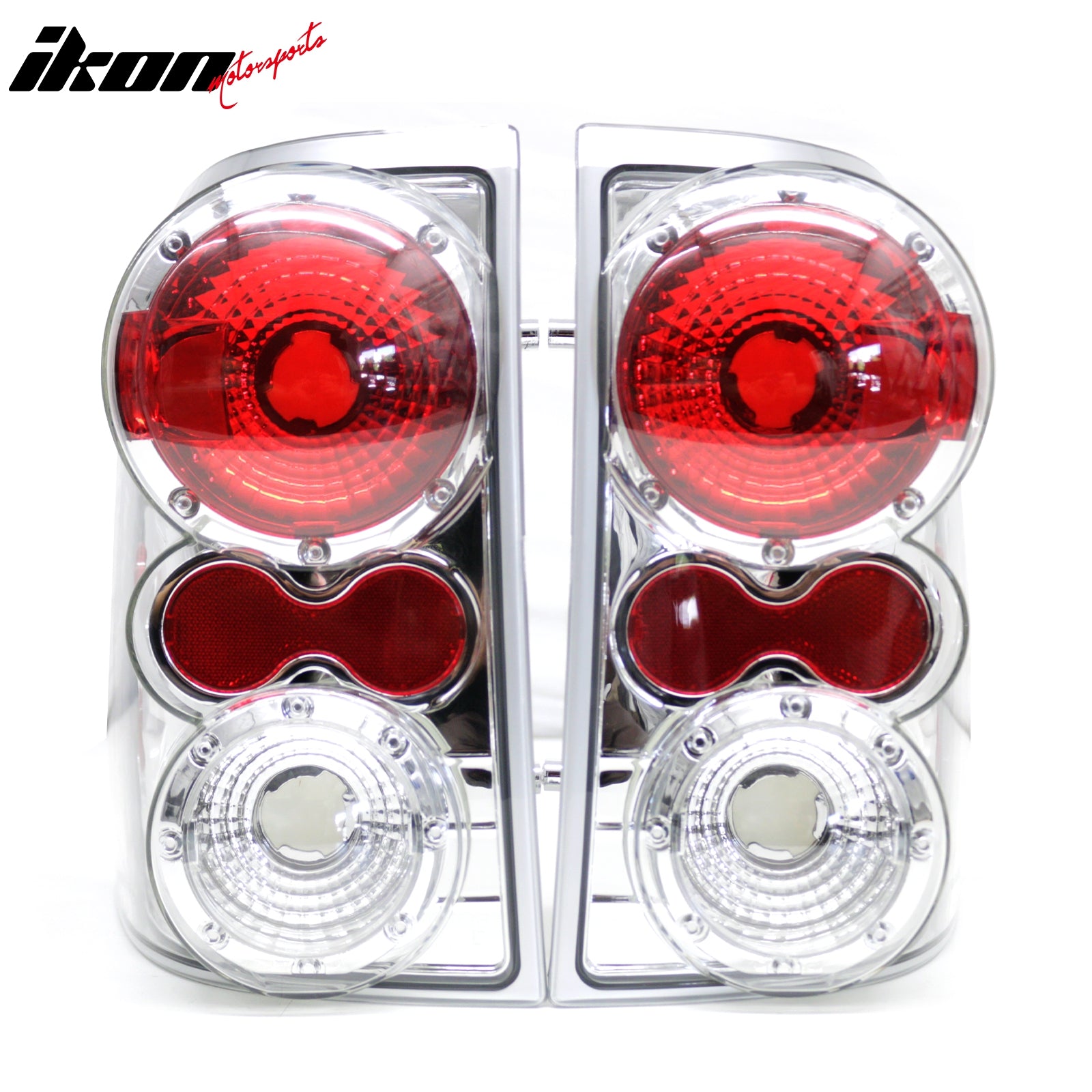 Fits 02-05 Ford Explorer Altezza Style RH LH Tail Lights Rear Brake Lamps Chrome