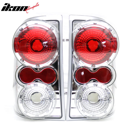 Fits 02-05 Ford Explorer Altezza Style RH LH Tail Lights Rear Brake Lamps Chrome