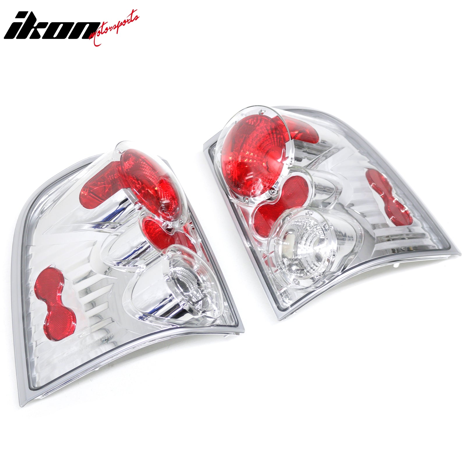 Fits 02-05 Ford Explorer Altezza Style RH LH Tail Lights Rear Brake Lamps Chrome