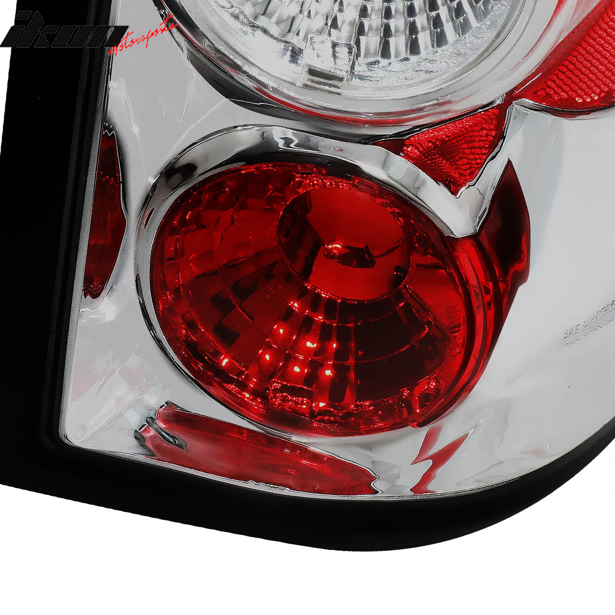 Fits 04-08 Ford F-150 Flareside Chrome Tail Lights Lamps ABS - Altezza Style