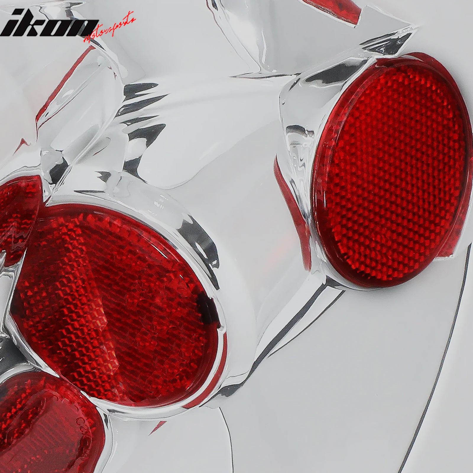 Fits 04-08 Ford F-150 Flareside Chrome Tail Lights Lamps ABS - Altezza Style