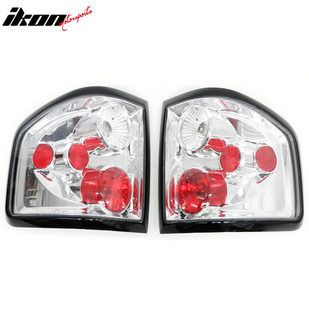 Fits 04-08 Ford F-150 F150 Left Right RH LH Tail Lights Rear Brake Lamps Chrome