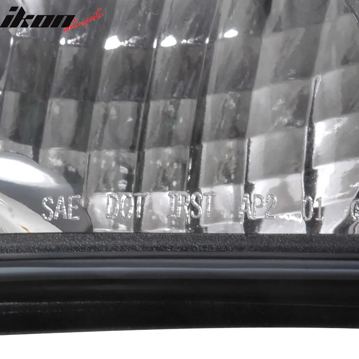 Fits 02-09 Chevrolet Trailblazer Tail Lights Lamps Black Housing Clear Lens Pair