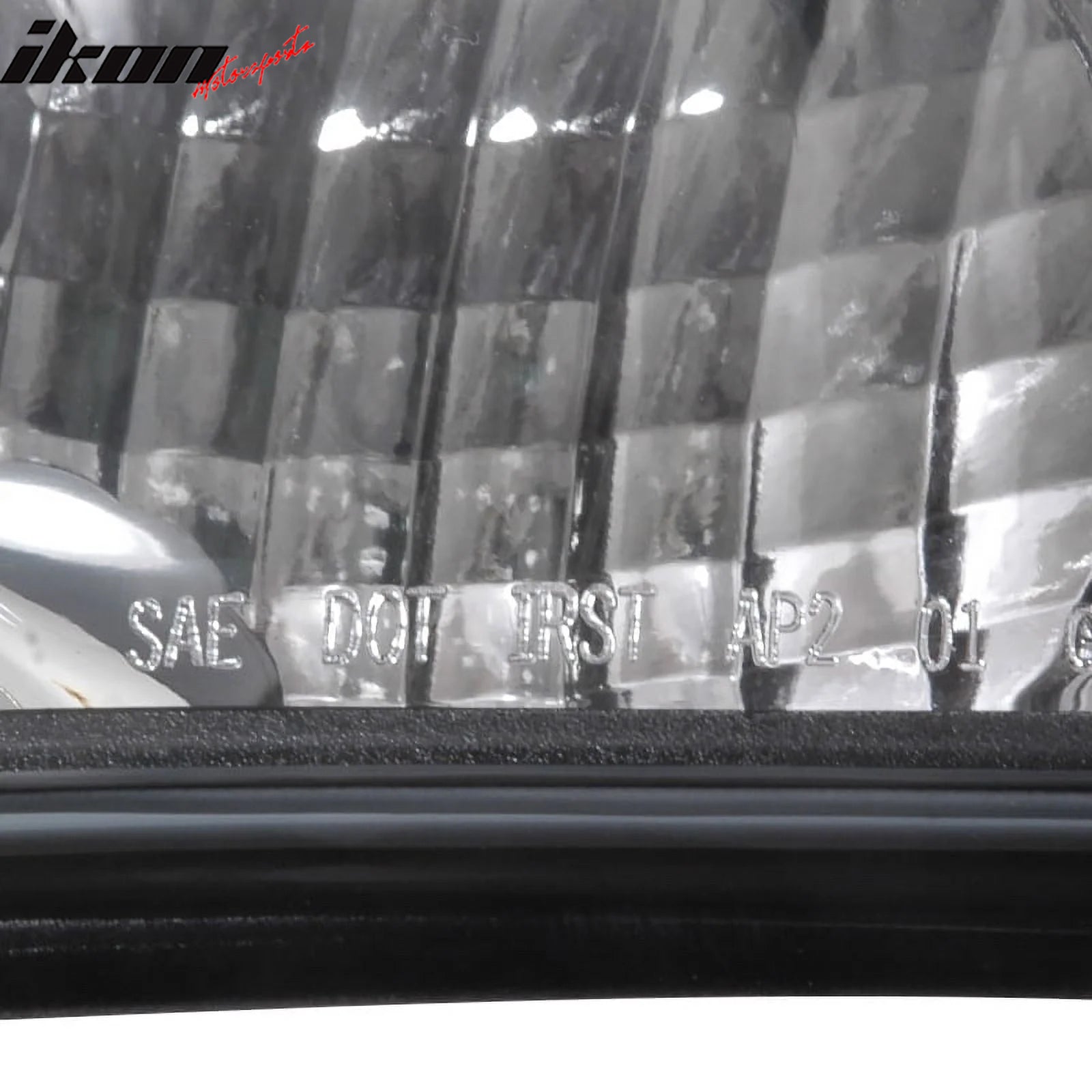 Fits 02-09 Chevrolet Trailblazer Tail Lights Lamps Black Housing Clear Lens Pair