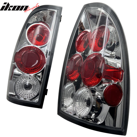 Fits 2005-2015 Toyota Tacoma Rear Tail Lights LH RH Black Housing Parking Lamps
