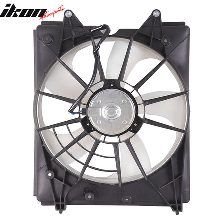 IKON MOTORSPORTS Radiator Cooling Fan Assembly Replacement for 2018-2023 Honda Odyssey 3.5L, 19015-5MR-A01 HO3115171 Automotive Engine Fans, Black