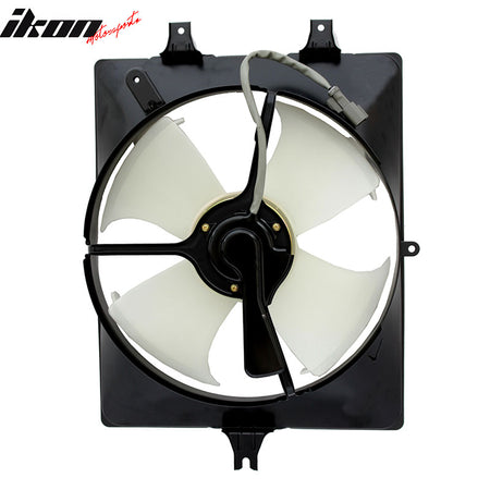 IKON MOTORSPORTS Radiator Cooling Fan Assembly Replacement for 2004-2008 Acura TL 3.2L, 39794-S10-003 AC3113107 Automotive Engine Fans, Black