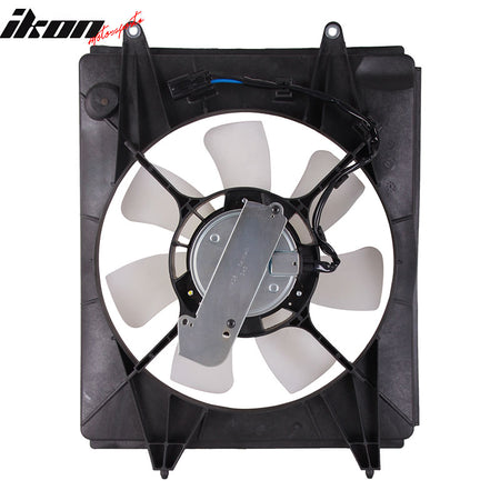 IKON MOTORSPORTS Radiator Cooling Fan Assembly Replacement for 2012-2016 Honda CR-V 2.4L, 38615-R5A-A01 HO3113132 Automotive Engine Fans, Black