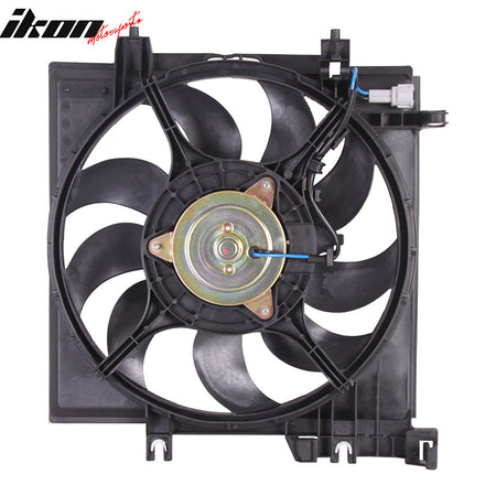 IKON MOTORSPORTS Radiator Cooling Fan Assembly Replacement for 2013-2017 Subaru XV Crosstrek Crosstrek 2.0L 2009-2013 Forester 2.5L Turbo, 45122-FG003 SU3115127 Automotive Engine Fans, Black