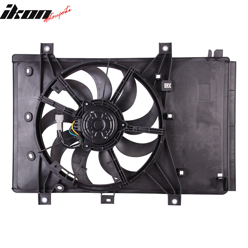 IKON MOTORSPORTS Radiator Cooling Fan Assembly Replacement for 2016 Scion iA 1.5L, 2016-2020 Toyota Yaris Sedan  Yaris iA 1.5L, 16360-WB001 TO3115190 Automotive Engine Fans, Black