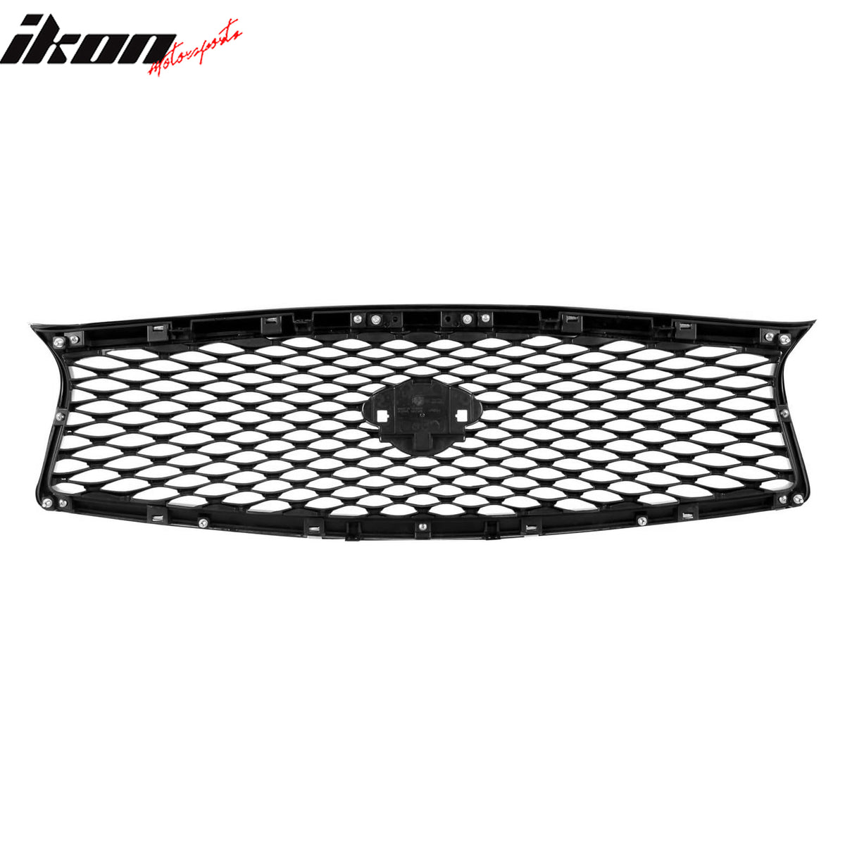 Fits 14-17 Infiniti Q50 OE Style Front Mesh Upper Grille Hood Grill Cover ABS