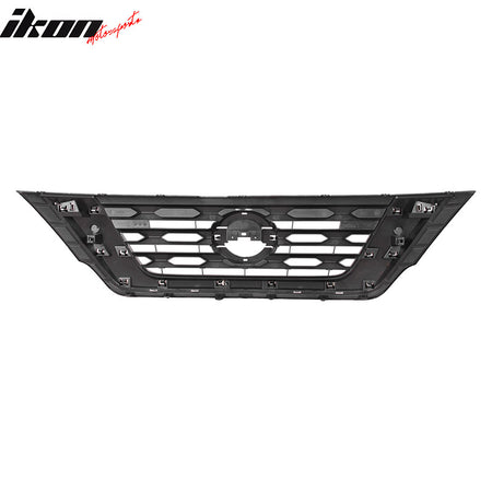 Fits 17-20 Nissan Pathfinder ABS Front Bumper Hood Upper Grille Cover - OE Style