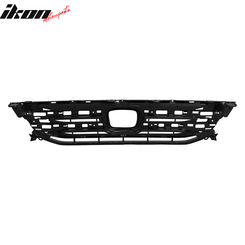 Fits 11-13 Honda Odyssey OE Style Front Bumper Upper Grille Cover Dark Gray ABS