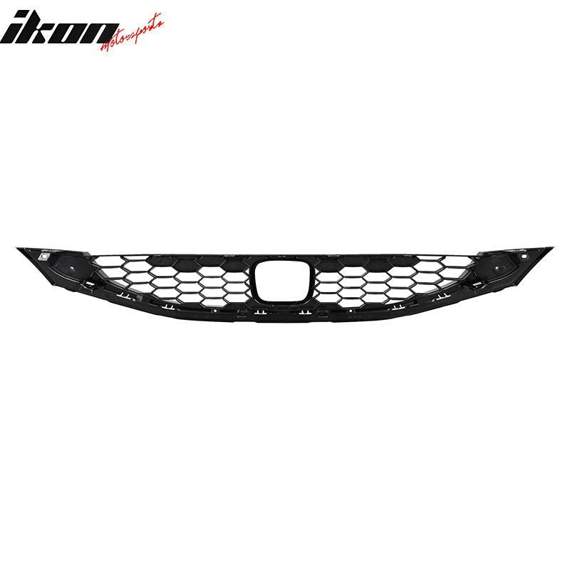 Fits 13-15 Honda Civic Sedan OE Style Front Bumper Upper Grille Assembly ABS