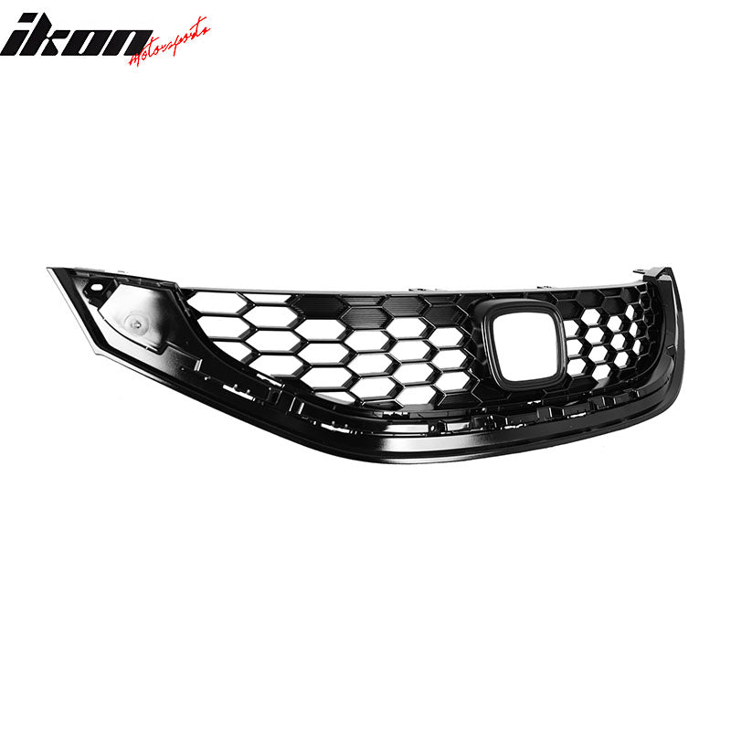 Fits 13-15 Honda Civic Sedan OE Style Front Bumper Upper Grille Assembly ABS