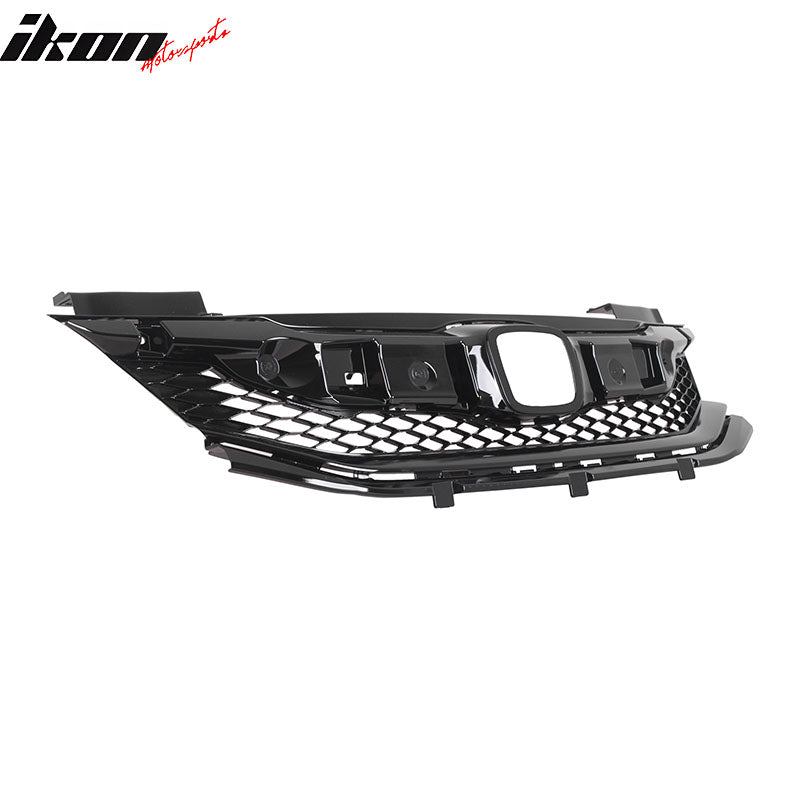 Fits 16-17 Honda Accord Coupe OE Style Front Bumper Upper Grille Mesh Grill ABS